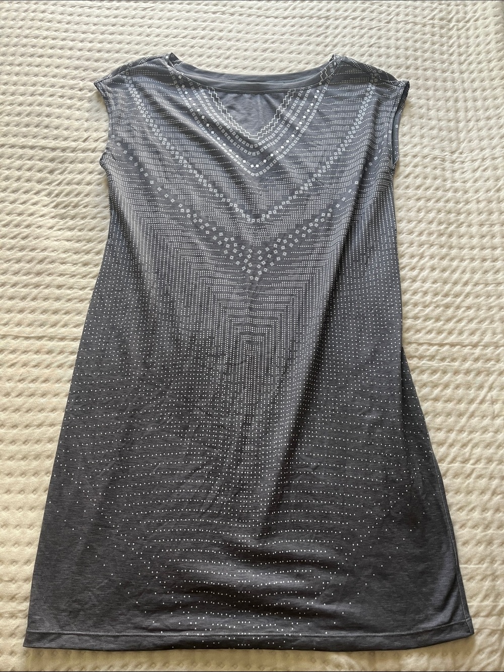 Prana Black Rhinestone-Detail Midi Dress